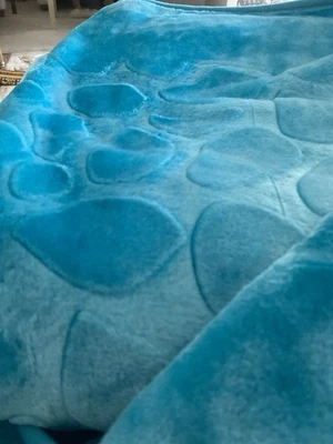 Wolldecke Türkis Tolles Muster - Bild 1 von 4