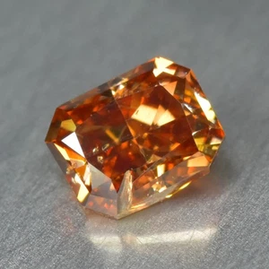 Cojín de 0,17 quilates _ Hermoso diamante naranja rosado natural sin diamante tratado - Imagen 1 de 2