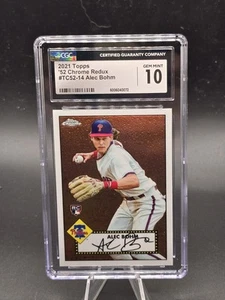 2021 Topps - Chrome 1952 Topps Redux Alec Bohm #TC52-14 (RC) - Picture 1 of 2
