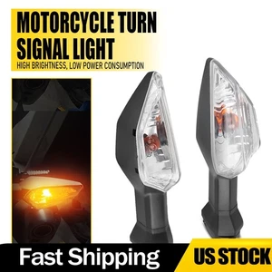 1/2SET Front/Rear Turn Signals For KAWASAKI NINJA 650 400 300 250 ZX6R ZX10R - Picture 1 of 10