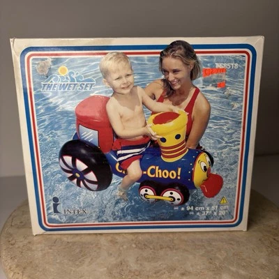 Intex The Wet Set Choo Choo Train Pool Inflatable 37 X 20 Inches New Old Stock - Image 1 of 4