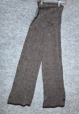 Gap Merino Wool Men's Women's Scarf Muffler Brown Herringbone 8”x88” Long - Image 1 of 4