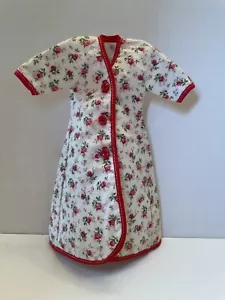 1950-60s Vintage Fashion Doll Robe Clone Barbie Miss Suzette Wendy Floral Robe - Picture 1 of 4