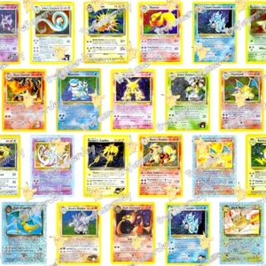Pokémon TCG Carte Wotc Set di Base 2 Jungle Fossil Team Rocket Palestra Neo - Picture 1 of 28