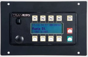 TRANSIGN LD500-USB BUS DESTINATION 2-SIGN OPERATOR CONTROL UNIT w/HARNESS *C4 - Picture 1 of 2