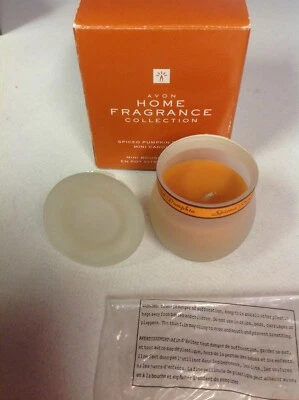 Mini tarro de vela calabaza especiada colección fragancias AVON HOME - NUEVO EN CAJA Foto 1 de 4