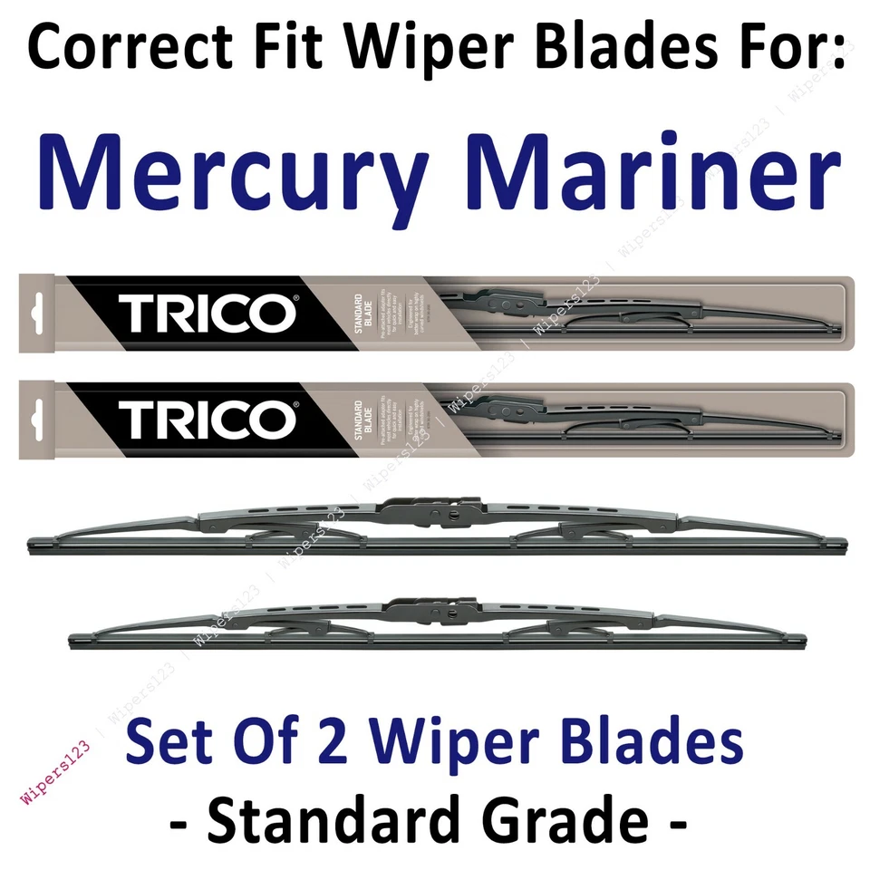 Wiper Blades 2-Pack Standard Wipers - 2005-2007 Mercury Mariner - 30200/180 - Image 1 of 1