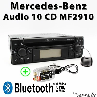 Original Mercedes Audio 10 CD MF2910 Bluetooth Radio FSE Freisprechen Cinch-Out - Bild 1 von 4
