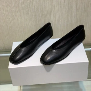 Womens THE ROW New Soft Leather Sheepskin Retro Casual Flat Heels Ballet Shoes - Picture 1 of 16