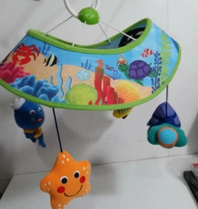 Disney Baby Einstein baby crib plush toy carousel plushy Learning Sea life - Picture 1 of 5