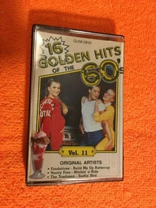 16 Golden Hits of the 60's Vol II Cassette, Original Artists - Picture 1 of 3