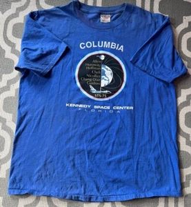 Vintage 90s Columbia STS-75 Space Shuttle Mission Single Stitch T-Shirt NASA USA - XL - Bild 1 von 5