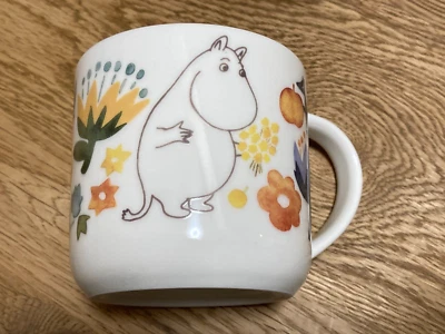 Moomin Mug WHITE 350ml Herbarium MM2101-11 Yamaka from Japan - Image 1 of 4