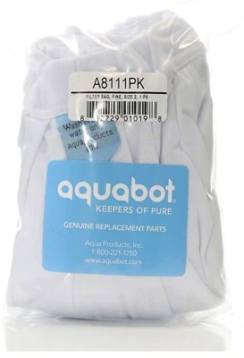 Aqua Products Aquabot A8111 A8111PK Pool Cleaner Fine Filter Bag OEM AUTHENTIC
