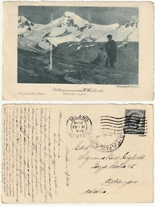 ILLUSTRATORE - ARTIST SIGNED - WIELAND - SOLITUDINE AZZURRA - VIAGG. 1919 -91762 - Picture 1 of 1
