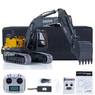 Double EC160E 1/14 Hydraulic RC Excavator E111 RTR Metal Digger I6S Radio Motor - Image 1 of 4