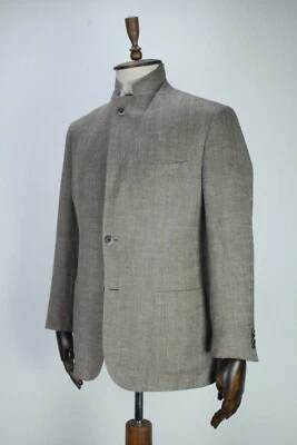 Lux CORNELIANI Brown SILK LINEN WOOL Sport Coat Blazer Jacket 48IT 38US/UK - Image 1 of 4