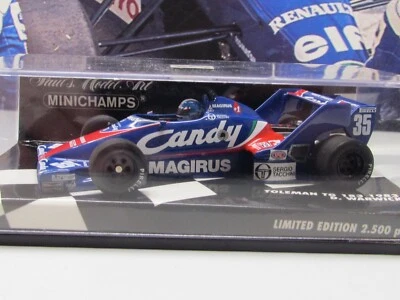 MINICHAMPS /F1 - 1983 TOLEMAN TG183 - DEREK WARWICK - 1/43 SCALE MODEL CAR - Image 1 of 4