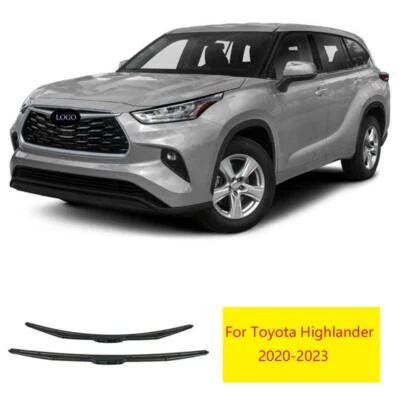 Juego genuino de limpiaparabrisas para lluvia ventana delantera apto para Toyota Highlander 2020-23 2 piezas Foto 1 de 4