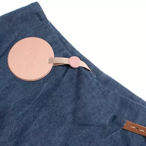 Alexis NWT Kent Wide Leg Pants Size Small in Denim Blue 100% Cotton - Picture 1 of 10
