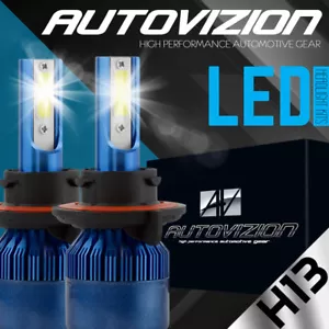 AUTOVIZION LED Headlight kit H13 9008 White for 2008-2016 Ford E-450 Super Duty - Picture 1 of 12