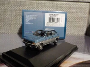 Ford Fiesta MK1 Blue / Silver, Oxford Diecast 1/76 New Arrival, OXF 76Ff007 - Picture 1 of 4