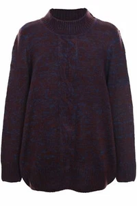 sheego Pullover Strickpullover Pulli Oversize Rollkragen Zopfmuster Plusgröße - Bild 1 von 4