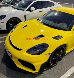 GT4 RS Style Fit Porsche Boxster Cayman 718 981 Side Fender Body Kit 2020+ - Picture 1 of 7