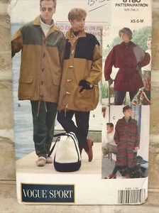 Vogue 8180 Sewing Pattern VTG Unisex Jacket and Coat - XS - S - M - Picture 1 of 7