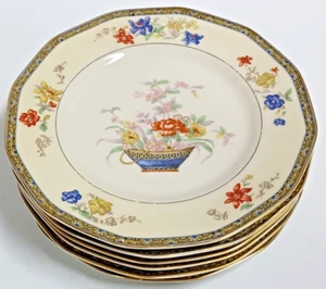 Theodore Haviland Coromandel Dinner Plates 9-5/8" Limoges France - Set of 6 - Picture 1 of 6