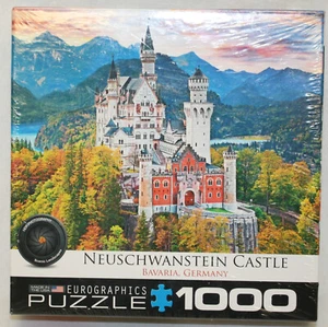 Neuschwanstein Castle Bavaria Germany Puzzle 1000 Piece ~ Eurographic Puzzle - Picture 1 of 5