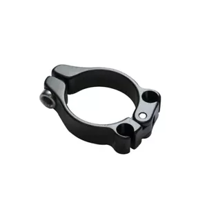 New Clamp-on Double Cable Guide 1 1/8″ Bicycle Tube Holds 2 Shifter Brake Cables - Picture 1 of 2