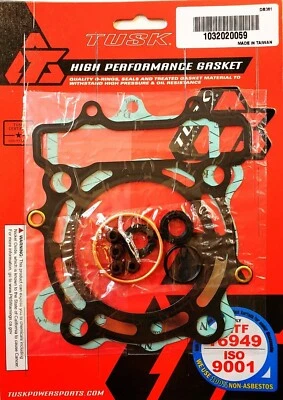 Tusk Top End Gasket Kit For Kawasaki KX250F 2006–2008 Head, Base, Seals (T59) - Image 1 of 4