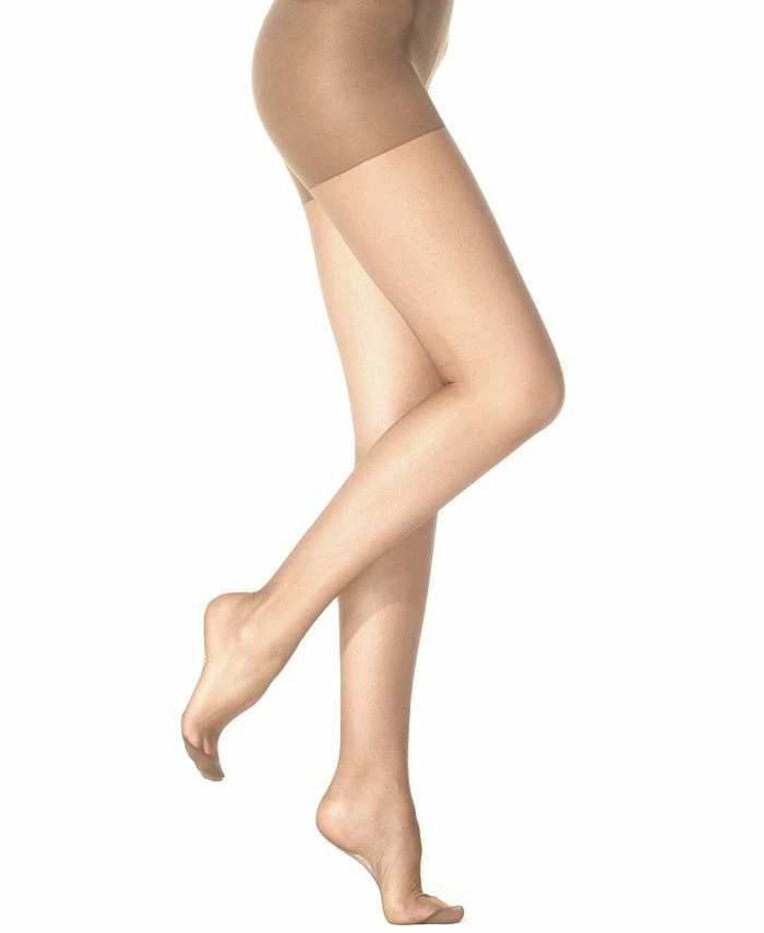 Berkshire Size 1X-2X 3 Pack Ultra Sheer Reinforced Toe Hosiery 4418 City Beige - Image 1 of 4