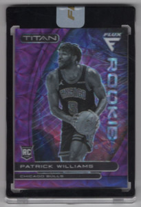 2020-21 Panini Flux Titan Rookie FOTL Purple Scope #22 Patrick Williams /38 Rc 