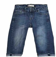 Levi Strauss Girls Kids Straight Leg Regular Fit Skimmer Denim Jeans Pants