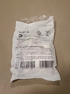 GE Door Contact Interlogix 1078C-N 7/8 In Wood 3/8 In Steel Door White Magnetic - Picture 1 of 3