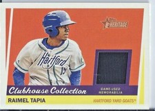 Raimel Tapia 2016 Topps Heritage Minors Clubhouse Collection Jersey Relic