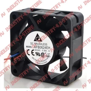1PCS New Delta AFB0624EH-A 24V 0.36A Double Ball Cooling Fan - Picture 1 of 4