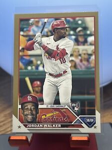 Jordan Walker Gold RC #344 2023 Topps /2023 Cardinals