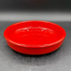 Waechtersbach CHRISTMAS Pasta Shallow Bowls 8" Individual Red Germany - Picture 1 of 8