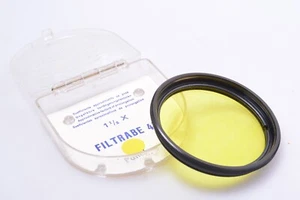 ✅ ALPA FILTER 47MM FILTRABE 47 YELLOW FOR LENS ON 35MM CAMERA - Picture 1 of 3