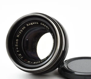 Nippon kogaku NIKKOR H.C HC 5cm 50mm F/2 Lens Nikon S Mount Excellent From JAPAN - Picture 1 of 13