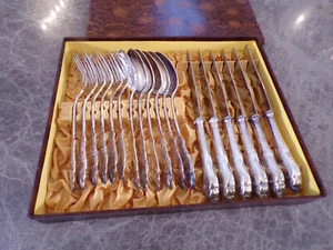 Robbe & Berking FRIESENMUSTER Tafelbesteck 6 Personen 18 Teile Silber 90er - Bild 1 von 11