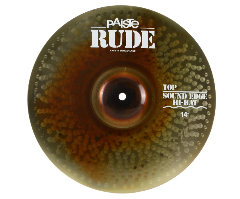 Top de platillo Paiste Rude 14" Sound Edge Hi Hat/nuevo-garantía/modelo # CY0001123214 Foto 1 de 1