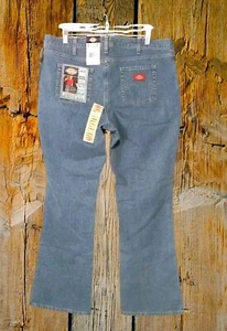 Dickies Women's BootCut Classic Fit Stretch Jean Size 14 Regular (36x31) - Picture 1 of 9