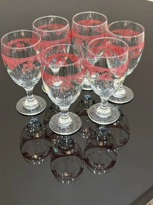 Набор из 6 розовых стаканов для воды или чая Johnson Brothers Old Britain Castles 16 унций - Изображение 1 из 4