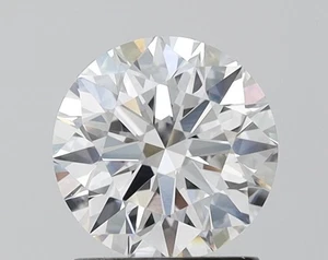 1.40 ct D-VVS2 Round Diamond, IGI Certified Diamond, CVD Lab Grown Loose Diamond - Picture 1 of 8