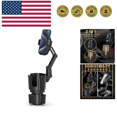 Soportes de Teléfono para Tu Coche, Portavasos Universal 2 en 1 Expansor Ajustable B... Foto 1 de 4