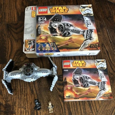 LEGO Star Wars Tie Advanced Prototype 75082 Box & Instructions & Minifigs - Image 1 of 3